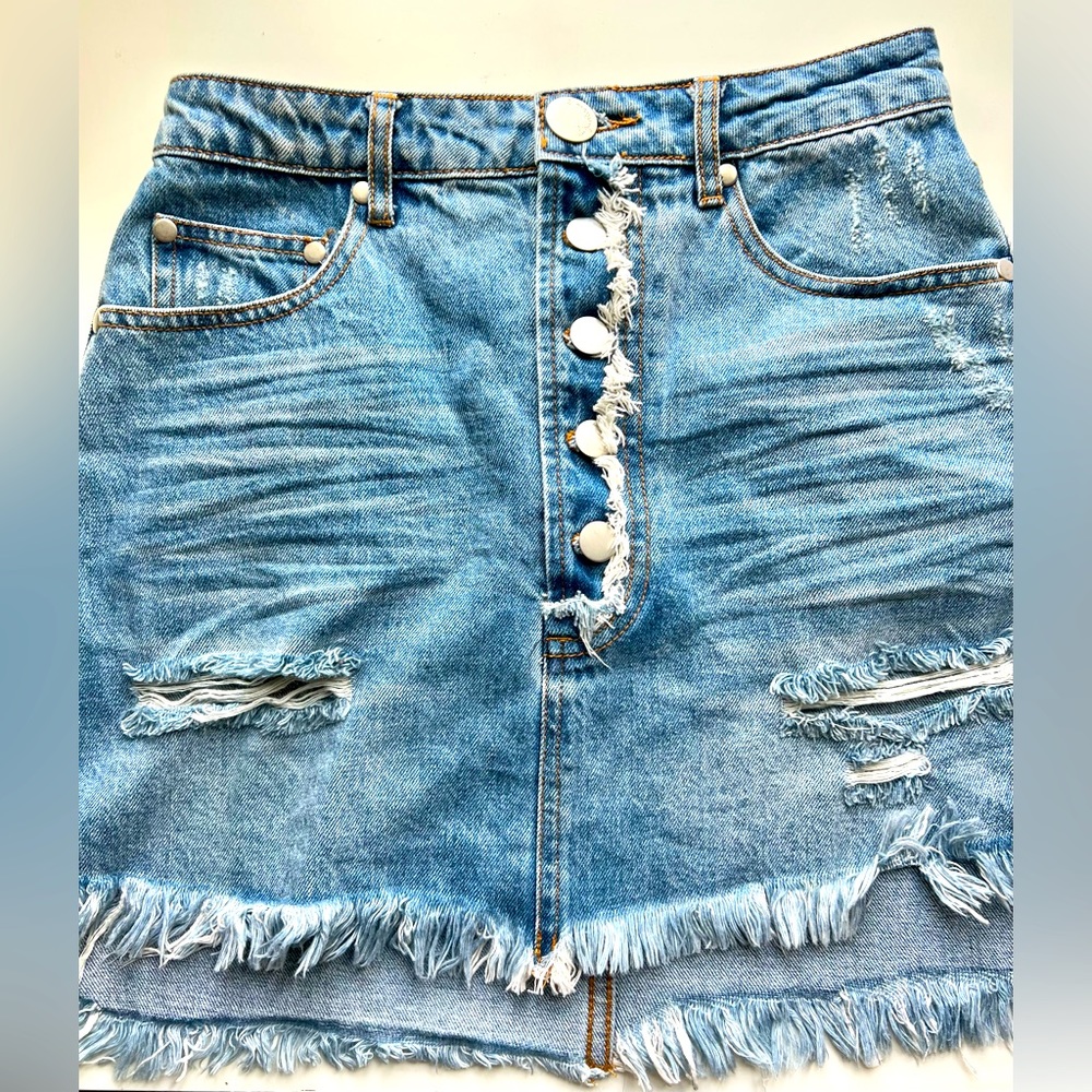 Denim skirt